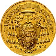 Austria 6 Ducat Salzburg six ducat 1756 1764 CUICUE SUUM coin reverse Austria 6 Ducat Salzburg six ducat 1756 1764 CUICUE SUUM coin reverse