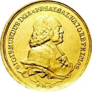 Austria 6 Ducat (Sigismund von Schrattenbach) 1764 CUICUE SUUM coin obverse Austria 6 Ducat (Sigismund von Schrattenbach) 1764 CUICUE SUUM coin obverse