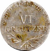 Austria 6 Kreuzer (Franz II) KM# 20 VORD OEST SCHEID MUNZ VI KREUTZER coin reverse Austria 6 Kreuzer (Franz II) KM# 20 VORD OEST SCHEID MUNZ VI KREUTZER coin reverse