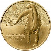 Tuvalu One Dollar Dinosaur Seismosaurus 2002 KM# 42 DINOSAURS SEISMOSAURUS DINOSAURS ONE DOLLAR coin reverse Tuvalu One Dollar Dinosaur Seismosaurus 2002 KM# 42 DINOSAURS SEISMOSAURUS DINOSAURS ONE DOLLAR coin reverse