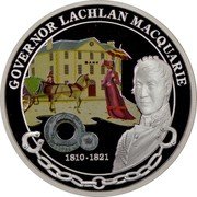 Tuvalu 1 Dollar Lachlan Macquarie Early Governor of Austrialia 2008 Proof KM# 75 GOVERNOR LACHLAN MACQUARIE 1810-1831 coin reverse Tuvalu 1 Dollar Lachlan Macquarie Early Governor of Austrialia 2008 Proof KM# 75 GOVERNOR LACHLAN MACQUARIE 1810-1831 coin reverse