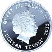 Tuvalu 1 Dollar Titanic Anniversary 2012 P Proof KM# 192 QUEEN ELIZABETH II 1 DOLLAR TUVALU 2012 IRB coin obverse Tuvalu 1 Dollar Titanic Anniversary 2012 P Proof KM# 192 QUEEN ELIZABETH II 1 DOLLAR TUVALU 2012 IRB coin obverse
