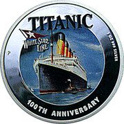 Tuvalu 1 Dollar Titanic Anniversary 2012 P Proof KM# 192 TITANIC WHITE STAR LINE 1 OZ 999 SILVER 100TH ANNIVERSARY P coin reverse Tuvalu 1 Dollar Titanic Anniversary 2012 P Proof KM# 192 TITANIC WHITE STAR LINE 1 OZ 999 SILVER 100TH ANNIVERSARY P coin reverse