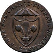 UK Halfpenny John Bebbington for change Coin ND JOHN BEBBINGTON FOR CHANGE NO FRAUD coin obverse UK Halfpenny John Bebbington for change Coin ND JOHN BEBBINGTON FOR CHANGE NO FRAUD coin obverse