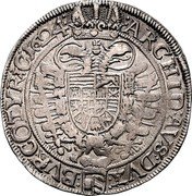 Austria Thaler Ferdinand II Vienna 1624 chevron ARCHID AVST DVX BVR CO TYR coin reverse