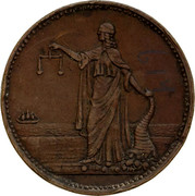 Australia 1/2 Penny ND KM# Tn267 Private Token issues - coin reverse Australia 1/2 Penny ND KM# Tn267 Private Token issues - coin reverse