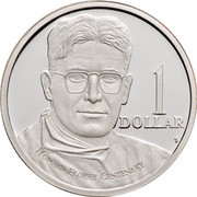 Australia 1 Dollar Howard Florey 1998 KM# 366a 1 DOLLAR HOWARD FLOREY CENTENARY HH coin reverse Australia 1 Dollar Howard Florey 1998 KM# 366a 1 DOLLAR HOWARD FLOREY CENTENARY HH coin reverse