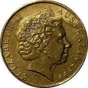 Australia 1 Dollar International Year of the Older Persons 1999 KM# 405 ELIZABETH II AUSTRALIA 1999 IRB coin obverse Australia 1 Dollar International Year of the Older Persons 1999 KM# 405 ELIZABETH II AUSTRALIA 1999 IRB coin obverse