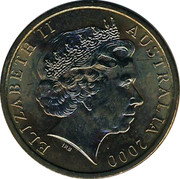 Australia 1 Dollar Olymphilex Exhibition - Canberra 2000 C KM# 529.2 ELIZABETH II AUSTRALIA 2000 IRB coin obverse Australia 1 Dollar Olymphilex Exhibition - Canberra 2000 C KM# 529.2 ELIZABETH II AUSTRALIA 2000 IRB coin obverse