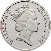 Australia 1 Dollar Sir Henry Parkes 1996 KM# 310a ELIZABETH II AUSTRALIA 1996 RDM coin obverse Australia 1 Dollar Sir Henry Parkes 1996 KM# 310a ELIZABETH II AUSTRALIA 1996 RDM coin obverse