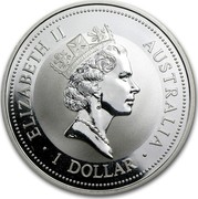 Australia 1 Dollar (The Australian Kookaburra) KM# 289.1 ELIZABETH II AUSTRALIA 1 DOLLAR RDM coin obverse Australia 1 Dollar (The Australian Kookaburra) KM# 289.1 ELIZABETH II AUSTRALIA 1 DOLLAR RDM coin obverse