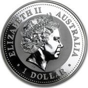Australia 1 Dollar The Australian Kookaburra (Georgia Privy Mark) 1999 KM# 607 ELIZABETH II AUSTRALIA 1 DOLLAR IRB coin obverse Australia 1 Dollar The Australian Kookaburra (Georgia Privy Mark) 1999 KM# 607 ELIZABETH II AUSTRALIA 1 DOLLAR IRB coin obverse