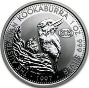 Australia 1 Dollar (The Australian kookaburra. Zurich Privy Mark) KM# 318 THE AUSTRALIAN KOOKABURRA 1 OZ. 999 SILVER coin reverse Australia 1 Dollar (The Australian kookaburra. Zurich Privy Mark) KM# 318 THE AUSTRALIAN KOOKABURRA 1 OZ. 999 SILVER coin reverse