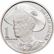Australia 1 Dollar The Last Anzac 1999 KM# 400a THE LAST ANZACS 1 DOLLAR coin reverse Australia 1 Dollar The Last Anzac 1999 KM# 400a THE LAST ANZACS 1 DOLLAR coin reverse