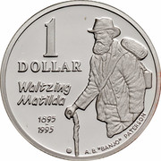 Australia 1 Dollar Waltzing Matilda 1995 KM# 269a.2 1 DOLLAR WALTZING MATILDA 1895 1995 A.B."BANJO" PATERSON coin reverse Australia 1 Dollar Waltzing Matilda 1995 KM# 269a.2 1 DOLLAR WALTZING MATILDA 1895 1995 A.B."BANJO" PATERSON coin reverse