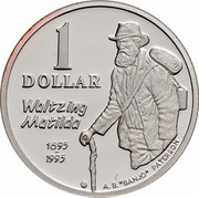 Australia 1 Dollar Waltzing Matilda 1995 KM# 269a.1 1 DOLLAR WALTZING MATILDA 1895 1995 A.B."BANJO" PATERSON coin reverse Australia 1 Dollar Waltzing Matilda 1995 KM# 269a.1 1 DOLLAR WALTZING MATILDA 1895 1995 A.B."BANJO" PATERSON coin reverse