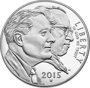 USA $1 March of Dimes 2015 W KM# 604 LIBERTY IN GOD WE TRUST 2015 P coin obverse USA $1 March of Dimes 2015 W KM# 604 LIBERTY IN GOD WE TRUST 2015 P coin obverse