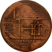 Australia 1 Penny 1852 KM# Tn193 Private Token issues ESTABLISHED 1835 SYDNEY coin obverse Australia 1 Penny 1852 KM# Tn193 Private Token issues ESTABLISHED 1835 SYDNEY coin obverse