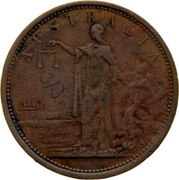 Australia 1 Penny 1855 KM# Tn20 Private Token issues AUSTRALIA coin obverse Australia 1 Penny 1855 KM# Tn20 Private Token issues AUSTRALIA coin obverse