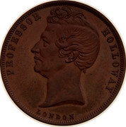 Australia 1 Penny 1857 KM# Tn278.2 Foreign Token issues PROFESSOR HOLLOWAY LONDON coin obverse Australia 1 Penny 1857 KM# Tn278.2 Foreign Token issues PROFESSOR HOLLOWAY LONDON coin obverse