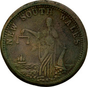 Australia 1 Penny ND KM# Tn286.1 Unnamed Token Issues NEW SOUTH WALES coin reverse Australia 1 Penny ND KM# Tn286.1 Unnamed Token Issues NEW SOUTH WALES coin reverse