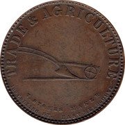 Australia 1 Penny ND KM# Tn76 Private Token issues TRADE & AGRICULTURE T. STOKEN MAKER 100 COLLINS ST. EAST MELBOURNE coin reverse Australia 1 Penny ND KM# Tn76 Private Token issues TRADE & AGRICULTURE T. STOKEN MAKER 100 COLLINS ST. EAST MELBOURNE coin reverse