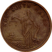 Australia 1 Penny Whitty & Brown Makers (Sydney) ND KM# Tn271 NEW SOUTH WALES coin reverse Australia 1 Penny Whitty & Brown Makers (Sydney) ND KM# Tn271 NEW SOUTH WALES coin reverse