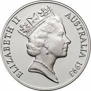 Australia 10 Dollars (Australian Capital Territory) KM# 210 ELIZABETH II AUSTRALIA 1993 RDM coin obverse