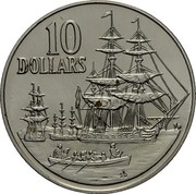 Australia 10 Dollars (Landing of Governor Philip) KM# 103 10 DOLLARS SD coin reverse Australia 10 Dollars (Landing of Governor Philip) KM# 103 10 DOLLARS SD coin reverse