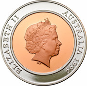 Australia 10 Dollars Millennium 1999 KM# 423 ELIZABETH II AUSTRALIA 1999 IRB coin obverse Australia 10 Dollars Millennium 1999 KM# 423 ELIZABETH II AUSTRALIA 1999 IRB coin obverse