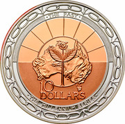 Australia 10 Dollars Millennium 1999 KM# 423 THE PAST 10 DOLLARS THE MILLENNIUM SERIES coin reverse Australia 10 Dollars Millennium 1999 KM# 423 THE PAST 10 DOLLARS THE MILLENNIUM SERIES coin reverse