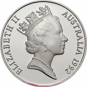 Australia 10 Dollars (Northern Territory) KM# 188 ELIZABETH II AUSTRALIA 1992 RDM coin obverse Australia 10 Dollars (Northern Territory) KM# 188 ELIZABETH II AUSTRALIA 1992 RDM coin obverse