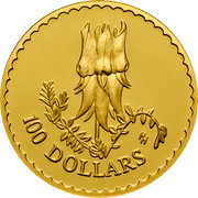Australia 100 Dollars Stuart Desert Rose 1998 KM# 480 100 DOLLARS HH coin reverse Australia 100 Dollars Stuart Desert Rose 1998 KM# 480 100 DOLLARS HH coin reverse