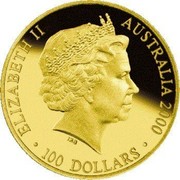 Australia 100 Dollars Sydney Olympics Preparation - Shot Put Coaching 2000 KM# 443 ELIZABETH II AUSTRALIA 2000 100 DOLLARS IRB coin obverse Australia 100 Dollars Sydney Olympics Preparation - Shot Put Coaching 2000 KM# 443 ELIZABETH II AUSTRALIA 2000 100 DOLLARS IRB coin obverse