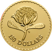 Australia 150 Dollars The Waratah Flower 1995 KM# 309 150 DOLLARS HH coin reverse Australia 150 Dollars The Waratah Flower 1995 KM# 309 150 DOLLARS HH coin reverse