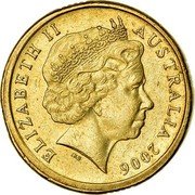 Australia 2 Dollars Aboriginal Elder 2006 KM# 406 ELIZABETH II AUSTRALIA YEAR IRB coin obverse Australia 2 Dollars Aboriginal Elder 2006 KM# 406 ELIZABETH II AUSTRALIA YEAR IRB coin obverse