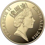 Australia 2 Dollars Aboriginal Elder 2018 KM# 101 ELIZABETH II AUSTRALIA 1988 RDM coin obverse Australia 2 Dollars Aboriginal Elder 2018 KM# 101 ELIZABETH II AUSTRALIA 1988 RDM coin obverse