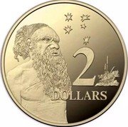 Australia 2 Dollars Aboriginal Elder 2018 KM# 101 2 DOLLARS HH coin reverse Australia 2 Dollars Aboriginal Elder 2018 KM# 101 2 DOLLARS HH coin reverse