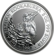 Australia 2 Dollars The Australian Kookaburra 1997 KM# 319 THE AUSTRALIAN KOOKABURRA 2 OZ. 999 SILVER 1997 coin reverse Australia 2 Dollars The Australian Kookaburra 1997 KM# 319 THE AUSTRALIAN KOOKABURRA 2 OZ. 999 SILVER 1997 coin reverse