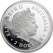 Australia 2 Dollars The Australian Kookaburra (Florin Privy) 1999 KM# 417.5 ELIZABETH II AUSTRALIA 2 DOLLARS IRB coin obverse Australia 2 Dollars The Australian Kookaburra (Florin Privy) 1999 KM# 417.5 ELIZABETH II AUSTRALIA 2 DOLLARS IRB coin obverse