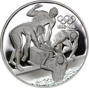 Australia 20 Dollars Olympic swimming 1993 KM# 219 1896-1996 coin reverse Australia 20 Dollars Olympic swimming 1993 KM# 219 1896-1996 coin reverse
