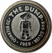 Australia 25 Cents The Dump 1989 KM# 132 QUARTER OZ THE DUMP 999 SILVER 1989 coin reverse Australia 25 Cents The Dump 1989 KM# 132 QUARTER OZ THE DUMP 999 SILVER 1989 coin reverse