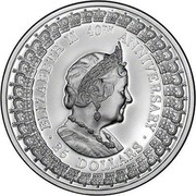 Australia 25 Dollars Queen Mother 1992 KM# 200 ELIZABETH 40TH ANNIVERSARY 25 DOLLARS SD coin reverse Australia 25 Dollars Queen Mother 1992 KM# 200 ELIZABETH 40TH ANNIVERSARY 25 DOLLARS SD coin reverse