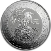 Australia 30 Dollars (The Australian Kookaburra) KM# 181 THE AUSTRALIAN KOOKABURRA 1 KILO 999 SILVER *YEAR* coin reverse Australia 30 Dollars (The Australian Kookaburra) KM# 181 THE AUSTRALIAN KOOKABURRA 1 KILO 999 SILVER *YEAR* coin reverse