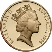 Australia 5 Dollars 100 Years of Womens Enfranchisement South Australia 1994 KM# 224a ELIZABETH II AUSTRALIA 1994 RDM coin obverse Australia 5 Dollars 100 Years of Womens Enfranchisement South Australia 1994 KM# 224a ELIZABETH II AUSTRALIA 1994 RDM coin obverse