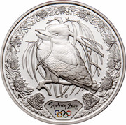 Australia 5 Dollars Kookaburra 2000 KM# 516 SYDNEY 2000 ™© C coin reverse Australia 5 Dollars Kookaburra 2000 KM# 516 SYDNEY 2000 ™© C coin reverse