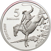 Australia 5 Dollars National Identity - Stockman 1996 KM# 328 STOCKMAN 5 DOLLARS G coin reverse Australia 5 Dollars National Identity - Stockman 1996 KM# 328 STOCKMAN 5 DOLLARS G coin reverse