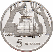 Australia 5 Dollars Opening of a Continent 1997 KM# 545 5 DOLLARS WP coin reverse Australia 5 Dollars Opening of a Continent 1997 KM# 545 5 DOLLARS WP coin reverse