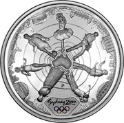 Australia 5 Dollars Reaching the World 2000 KM# 441 SYDNEY 2000 ™© P coin reverse Australia 5 Dollars Reaching the World 2000 KM# 441 SYDNEY 2000 ™© P coin reverse
