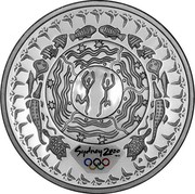Australia 5 Dollars Sydney Olympics 2000 KM# 381 SYDNEY 2000 ™© P coin reverse Australia 5 Dollars Sydney Olympics 2000 KM# 381 SYDNEY 2000 ™© P coin reverse